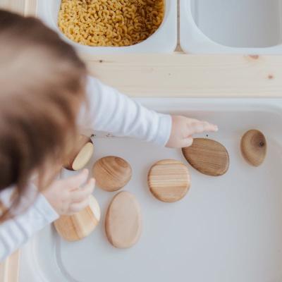 Beech & silicone teether set